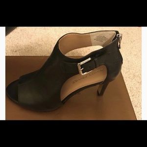 Audrey Brooke open toe heels